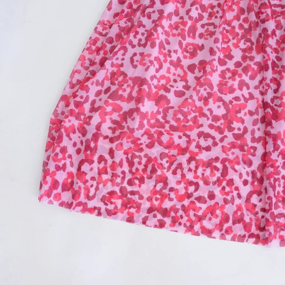 Baum Und Pferdgarten Joliet Pink Spotted Smocked Mini Short Sleeve Dress XS - Picture 6 of 10